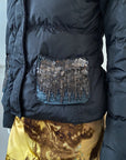 PRADA Sequin Down Jacket S