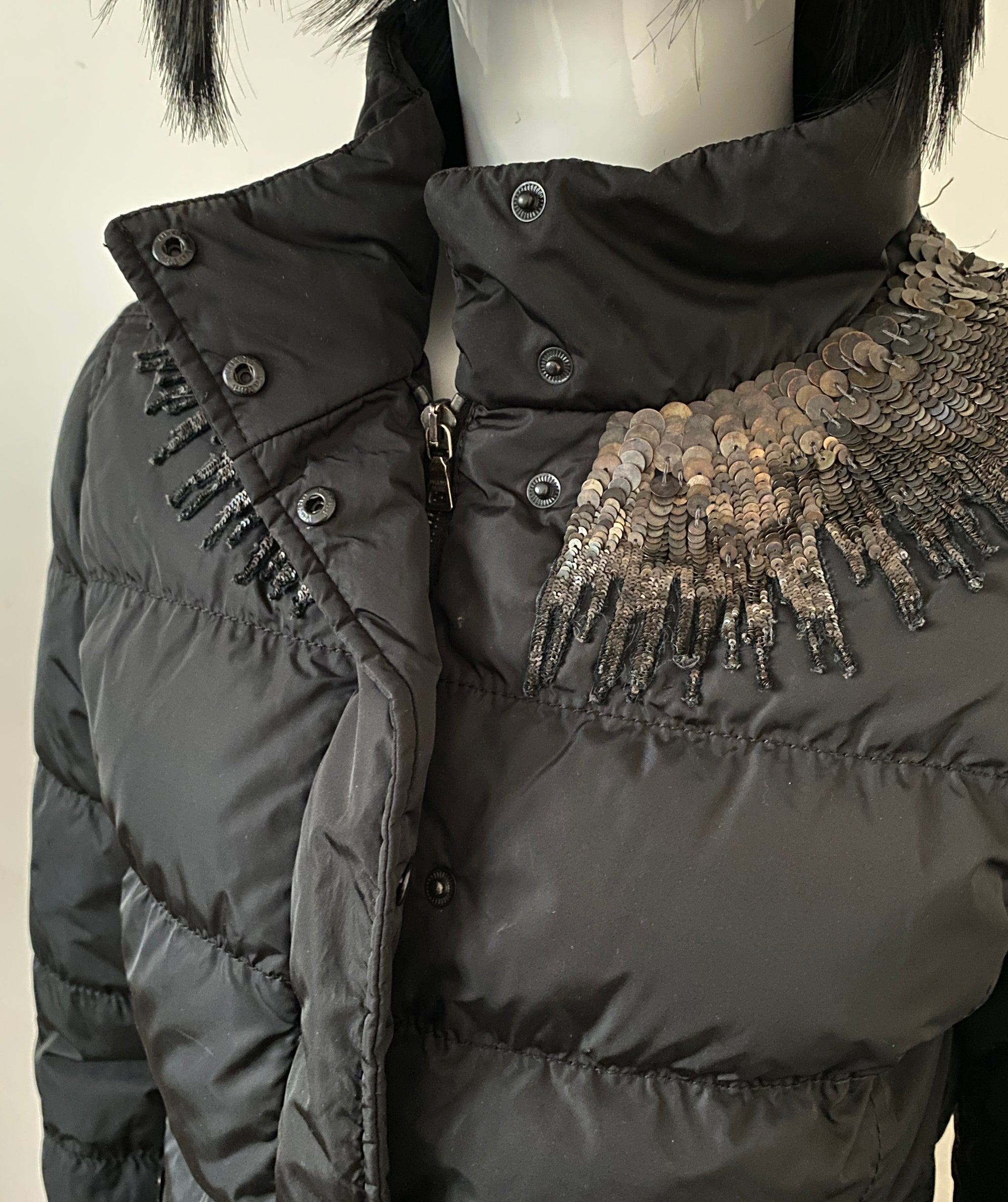 PRADA Sequin Down Jacket S