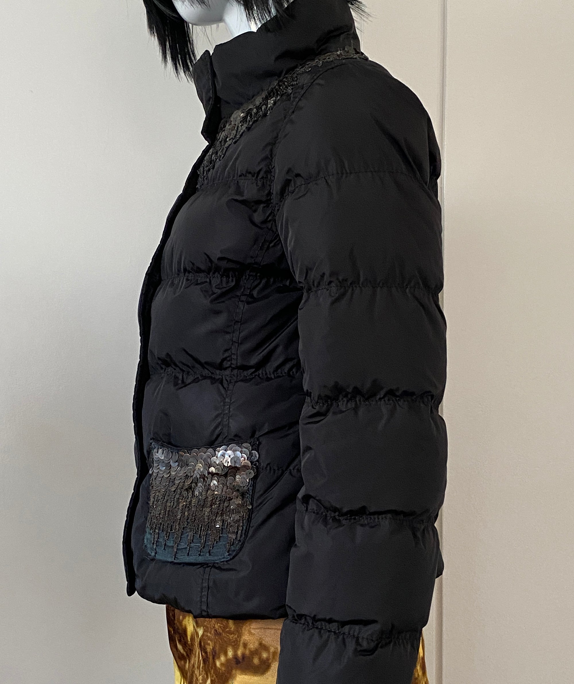 PRADA Sequin Down Jacket S