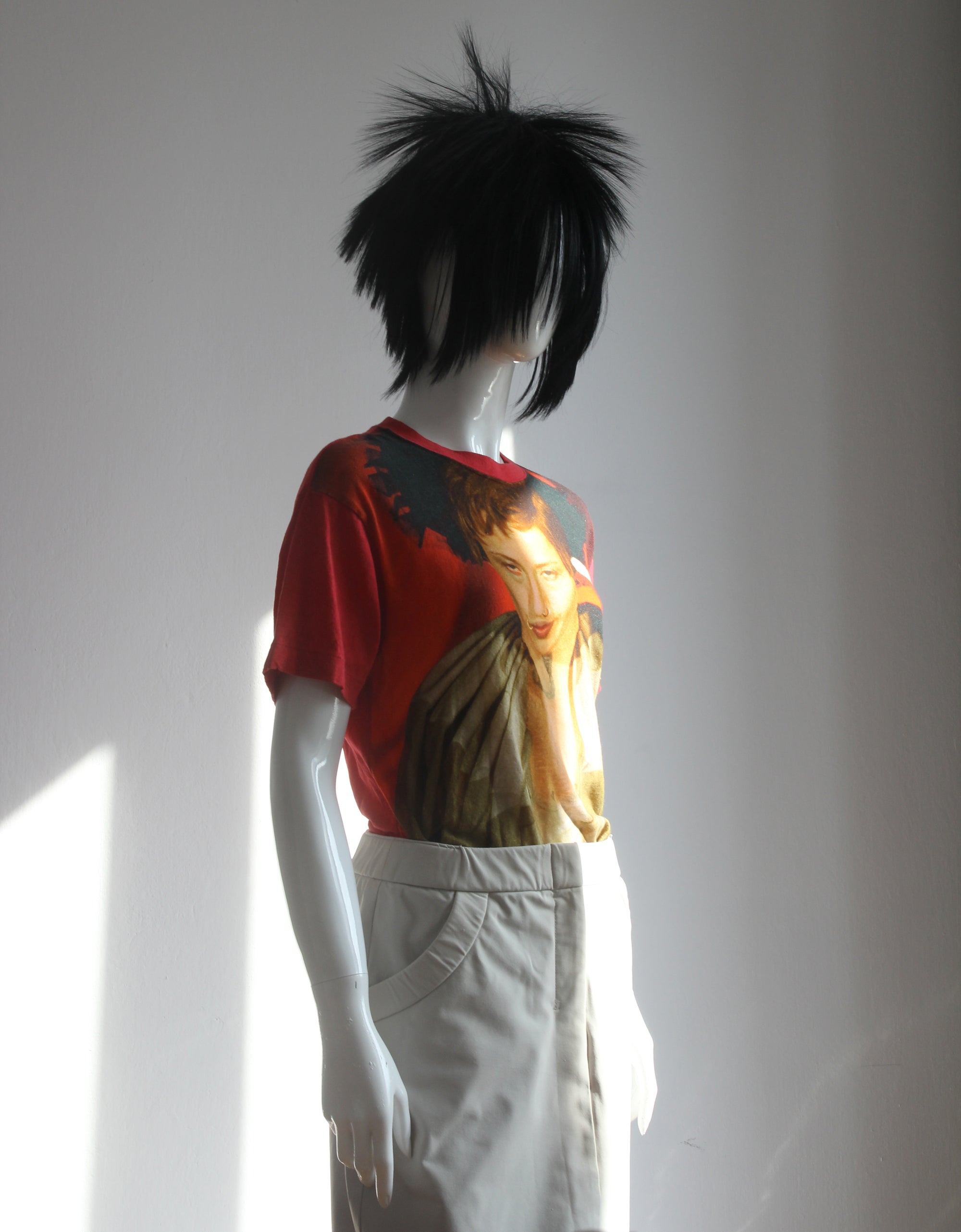 PRADA Off White Nylon Skirt
