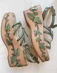 PRADA SS1997 Leaf Platforms 36.5