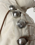 CHRISTIAN LACROIX Beige Denim Jacket M