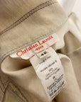 CHRISTIAN LACROIX Beige Denim Jacket M