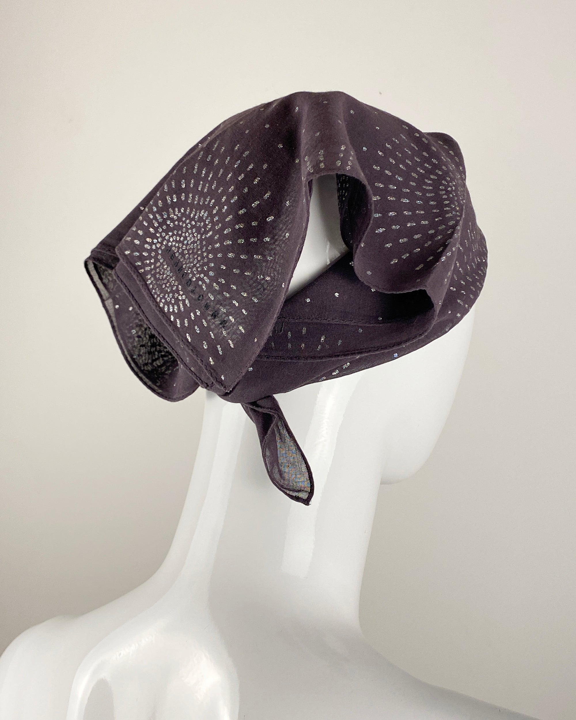 JEAN COLONNA SS1998 Brown Scarf
