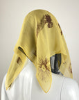 ISSEY MIYAKE Double-Layered Silk Scarf