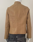 STEFANEL Mustard Leather Jacket S/M