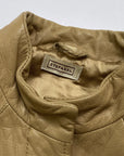 STEFANEL Mustard Leather Jacket S/M