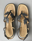PRADA SS1997 Leaves Sandals 37