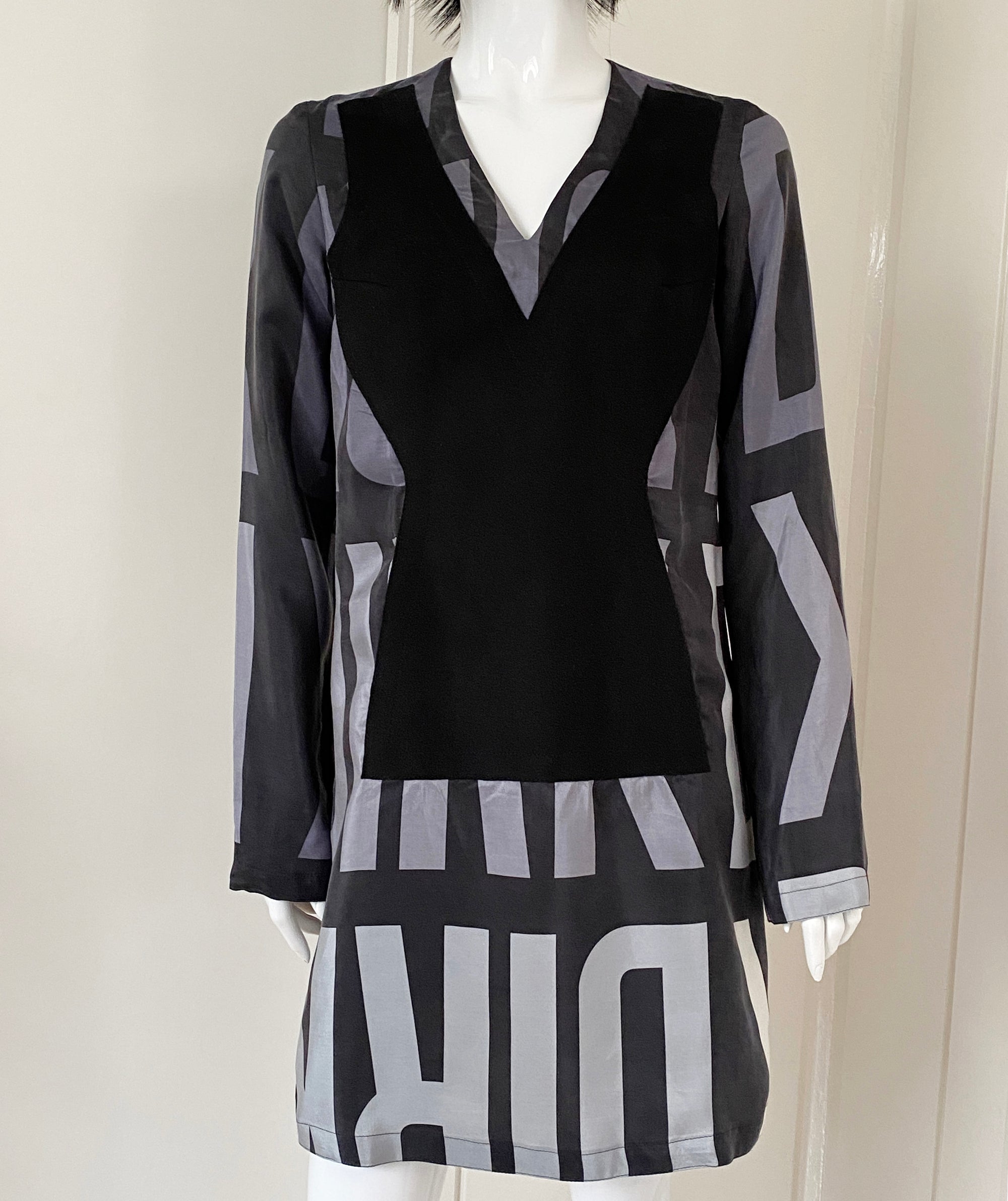 DIRK BIKKEMBERGS FW2004 Silk Dress S