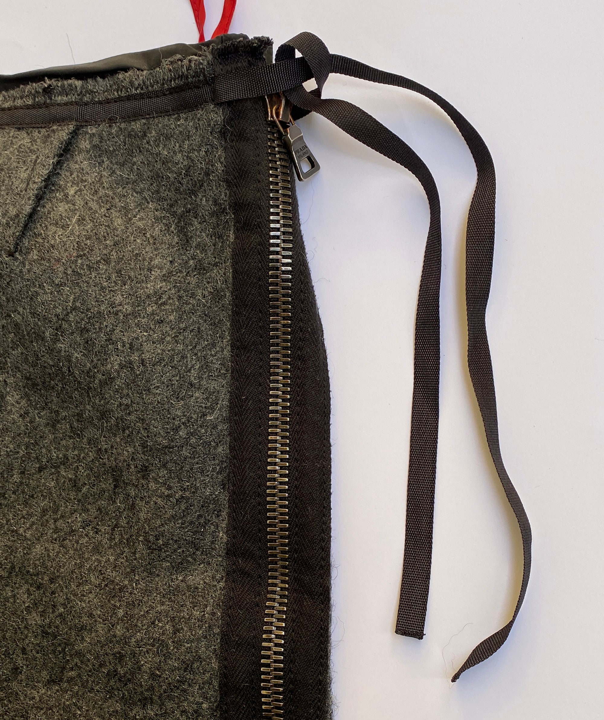 PRADA Wool and Nylon Skirt M/L