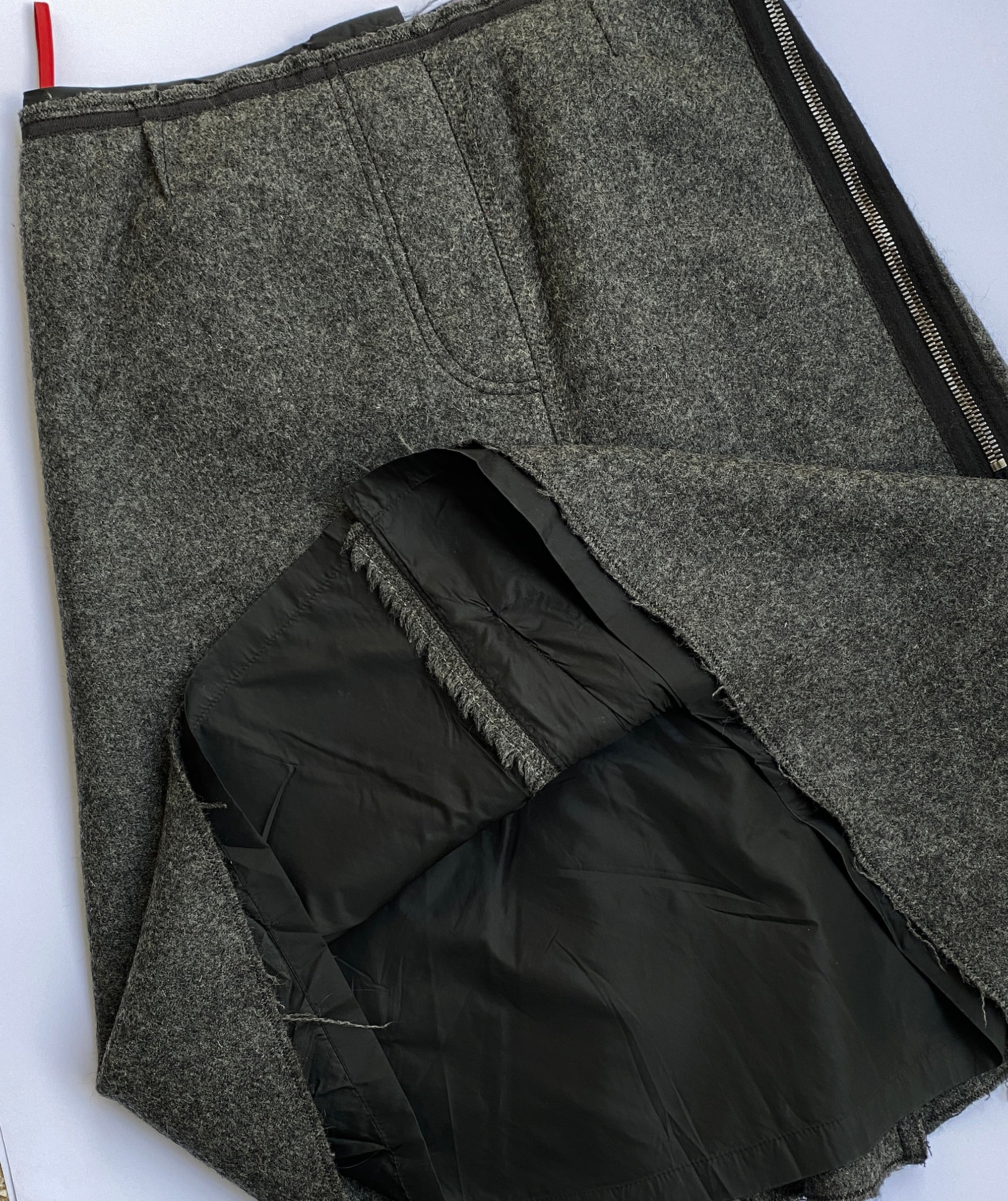 PRADA Wool and Nylon Skirt M/L
