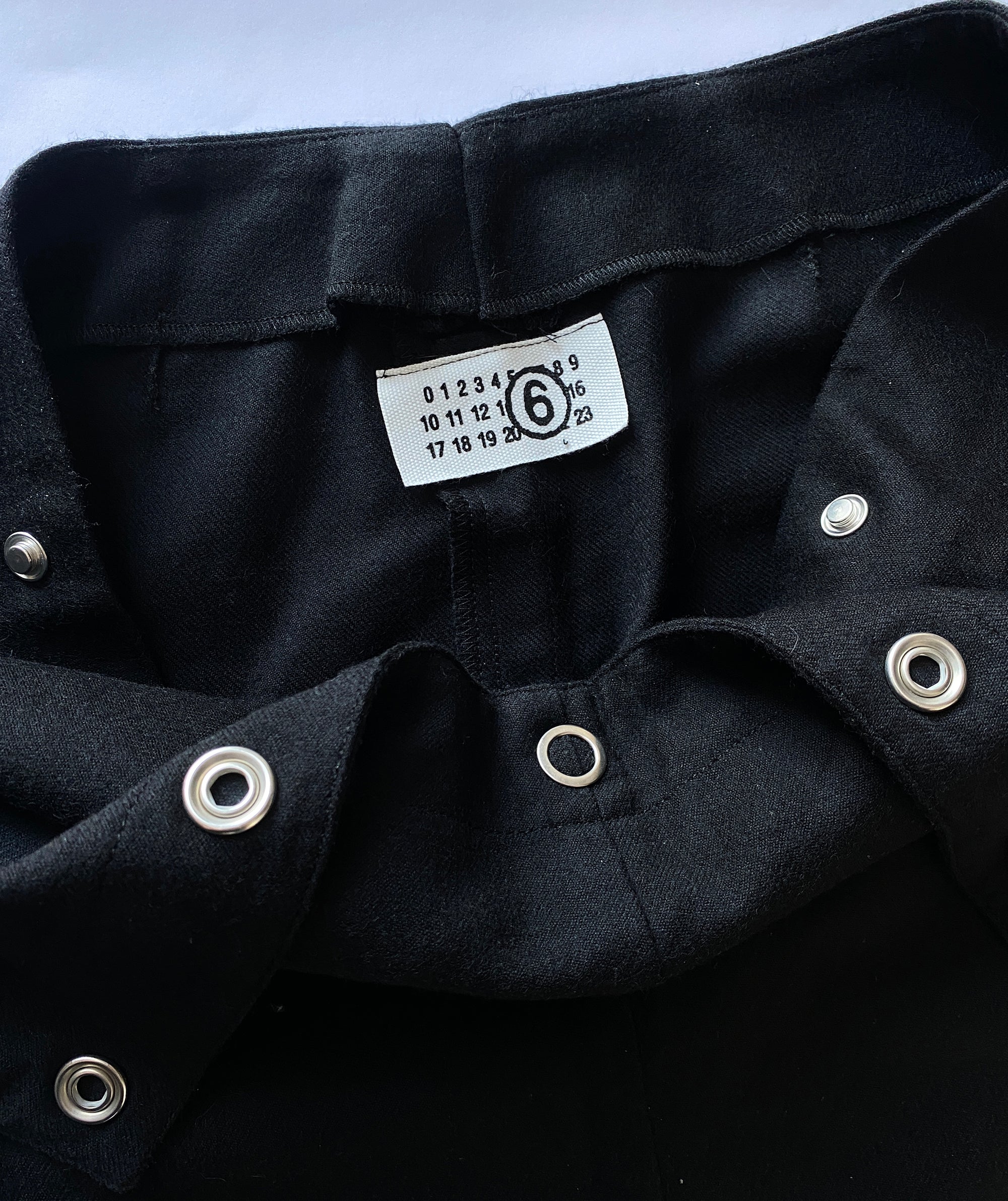 MAISON MARTIN MARGIELA Wool Skirt M