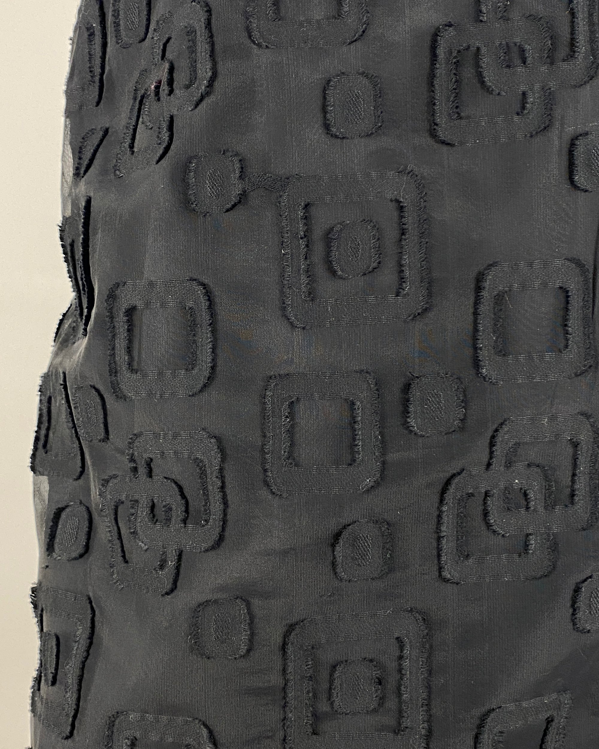 Black Mesh Skirt S