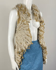 ROSE BUD Fur Vest OS