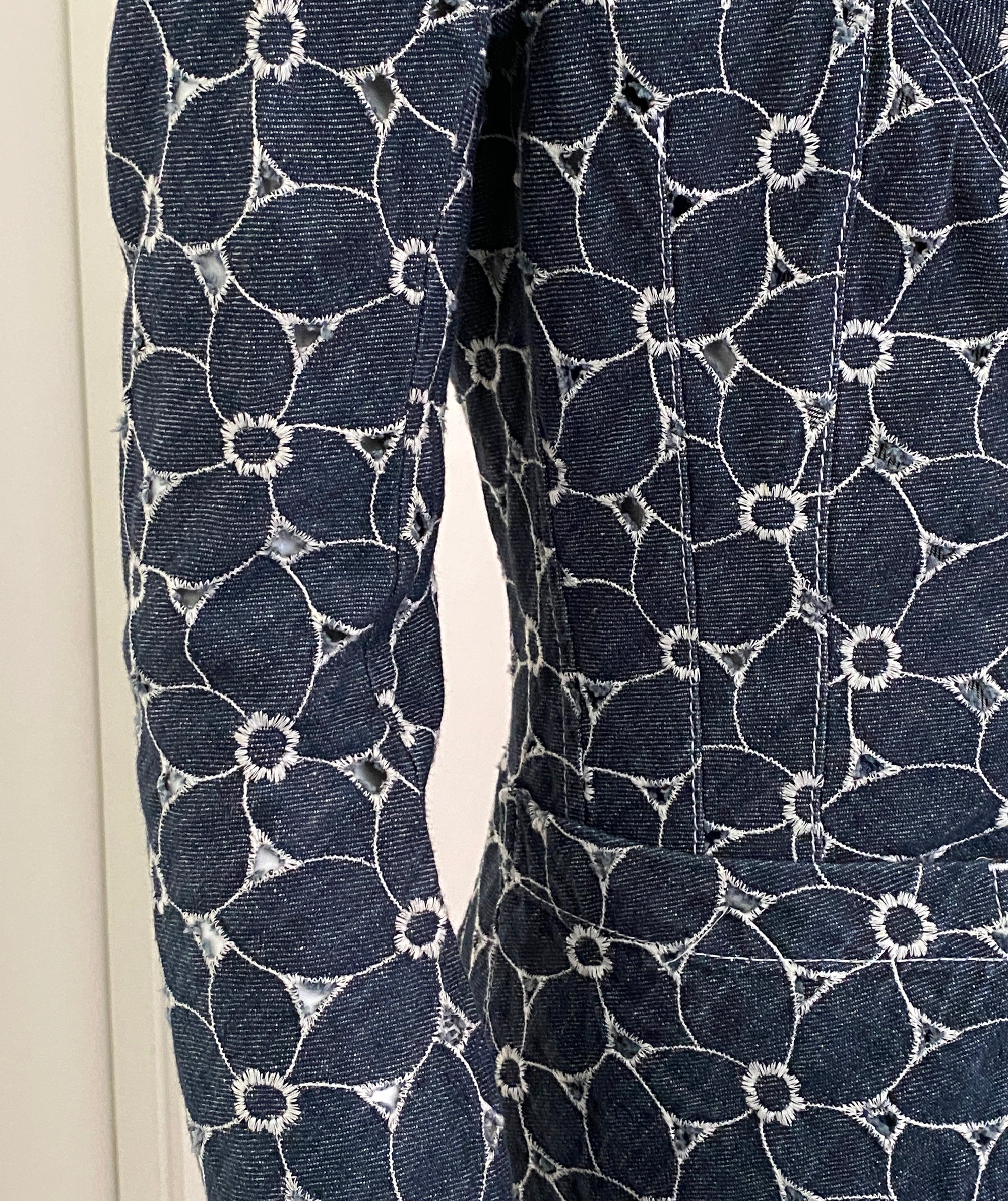 JUNYA WATANABE 2008 Flower Denim Jacket XS