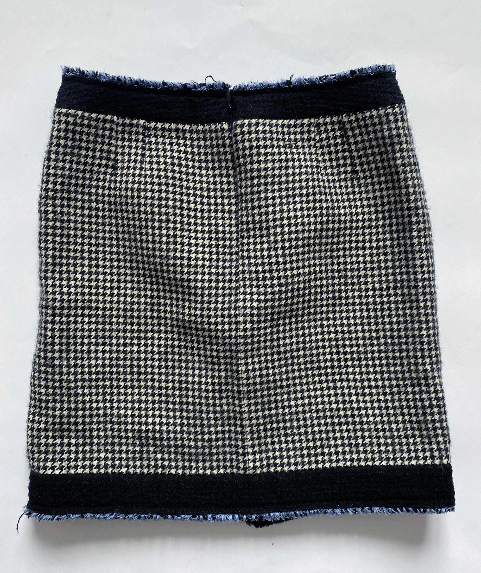 BALENCIAGA PREFALL 2006 Houndstooth Skirt S