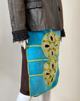 CUSTO BARCELONA Double-layered Suede Skirt M