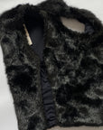GIANFRANCO FERRE Faux Fur Top S