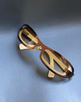 ALAIN MIKLI Bronze Double Layer Sunglasses