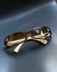 ALAIN MIKLI Bronze Double Layer Sunglasses