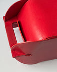 ISSEY MIYAKE Leather Folding Box Bag