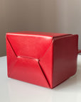ISSEY MIYAKE Leather Folding Box Bag
