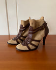 MIHARA YASUHIRO Suede Sock Heels 37