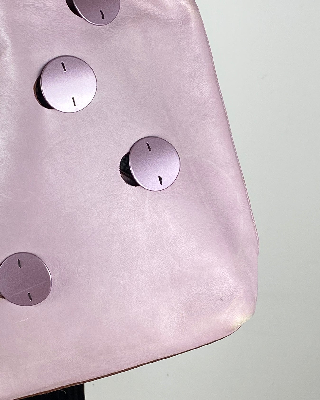 PRADA 2000 Pink Leather Tote Bag