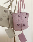 PRADA 2000 Pink Leather Tote Bag