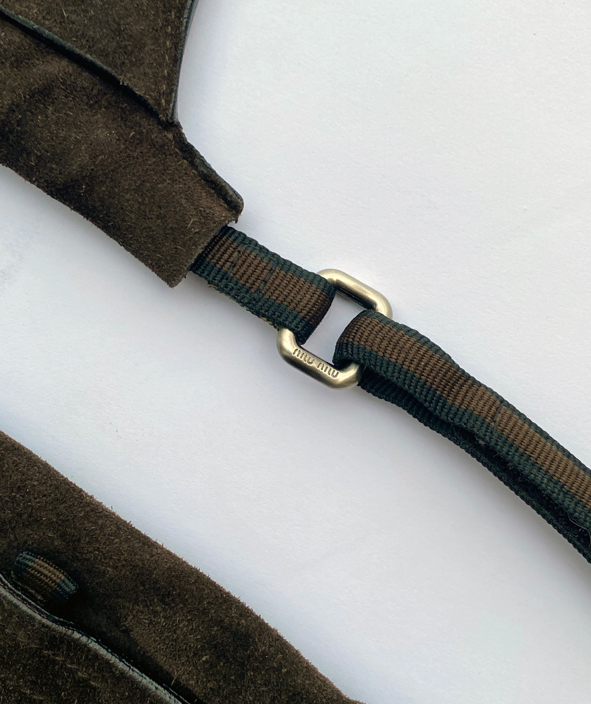 MIU MIU SS1999 Suede Waist Bag