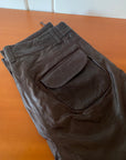MARC CAIN Leather Capri Pants M