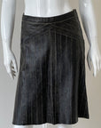 PRADA Leather Skirt XS/S