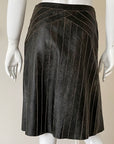PRADA Leather Skirt XS/S
