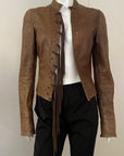 DIRK BIKKEMBERGS Leather Jacket S