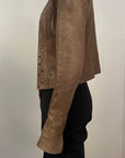 DIRK BIKKEMBERGS Leather Jacket S