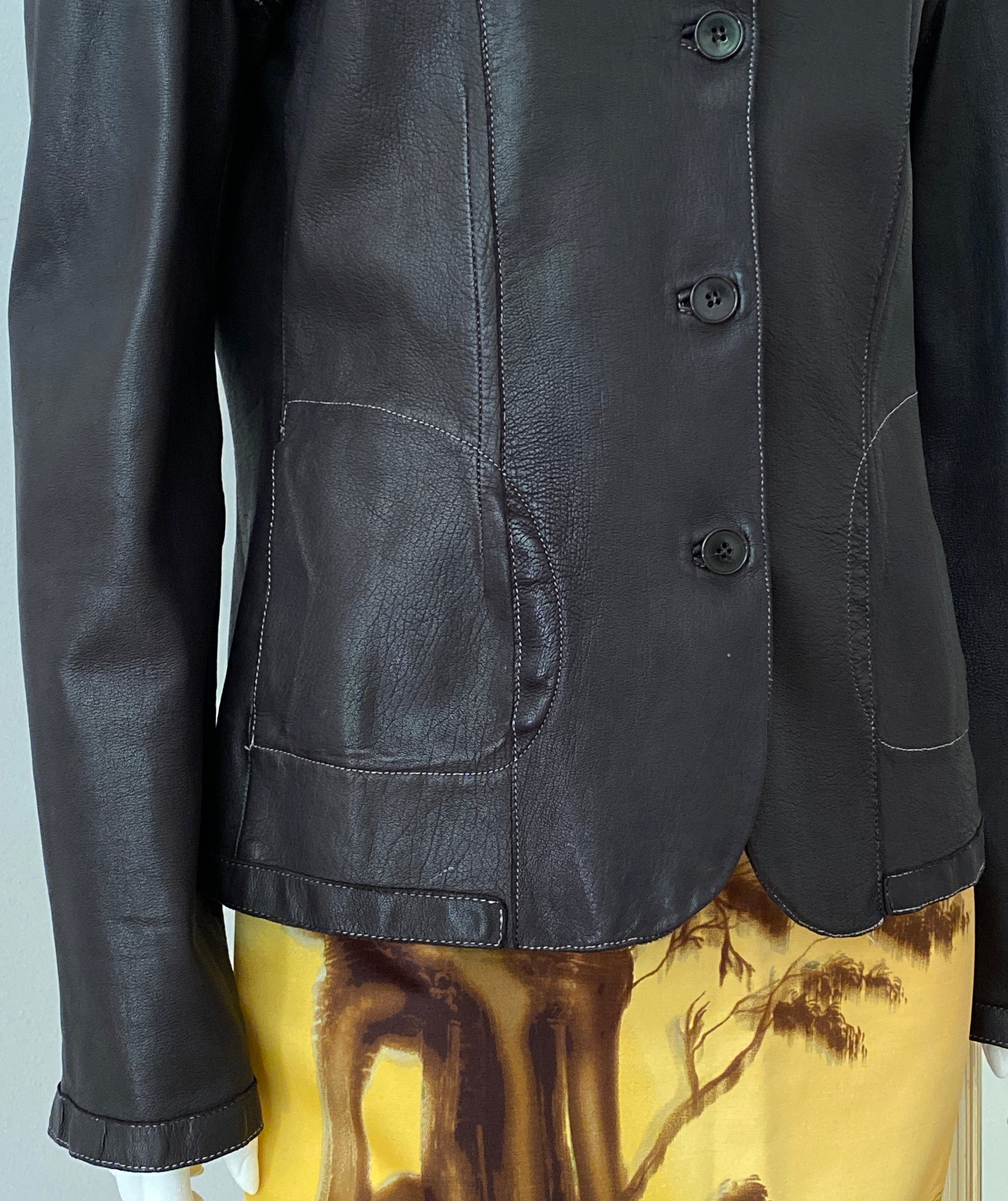 COLLECTION PRIVÈE Leather Jacket M