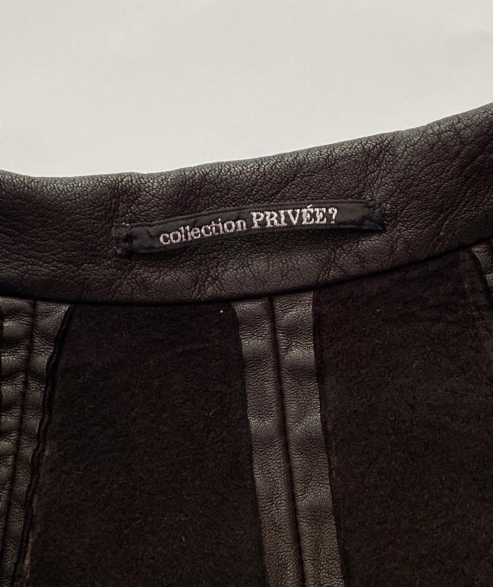 COLLECTION PRIVÈE Leather Jacket M