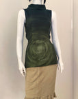 PRADA FW2003 Silk Spiral Top XS/S