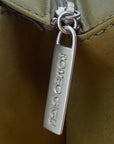 ROMEO GIGLI Leather & Silk Handbag