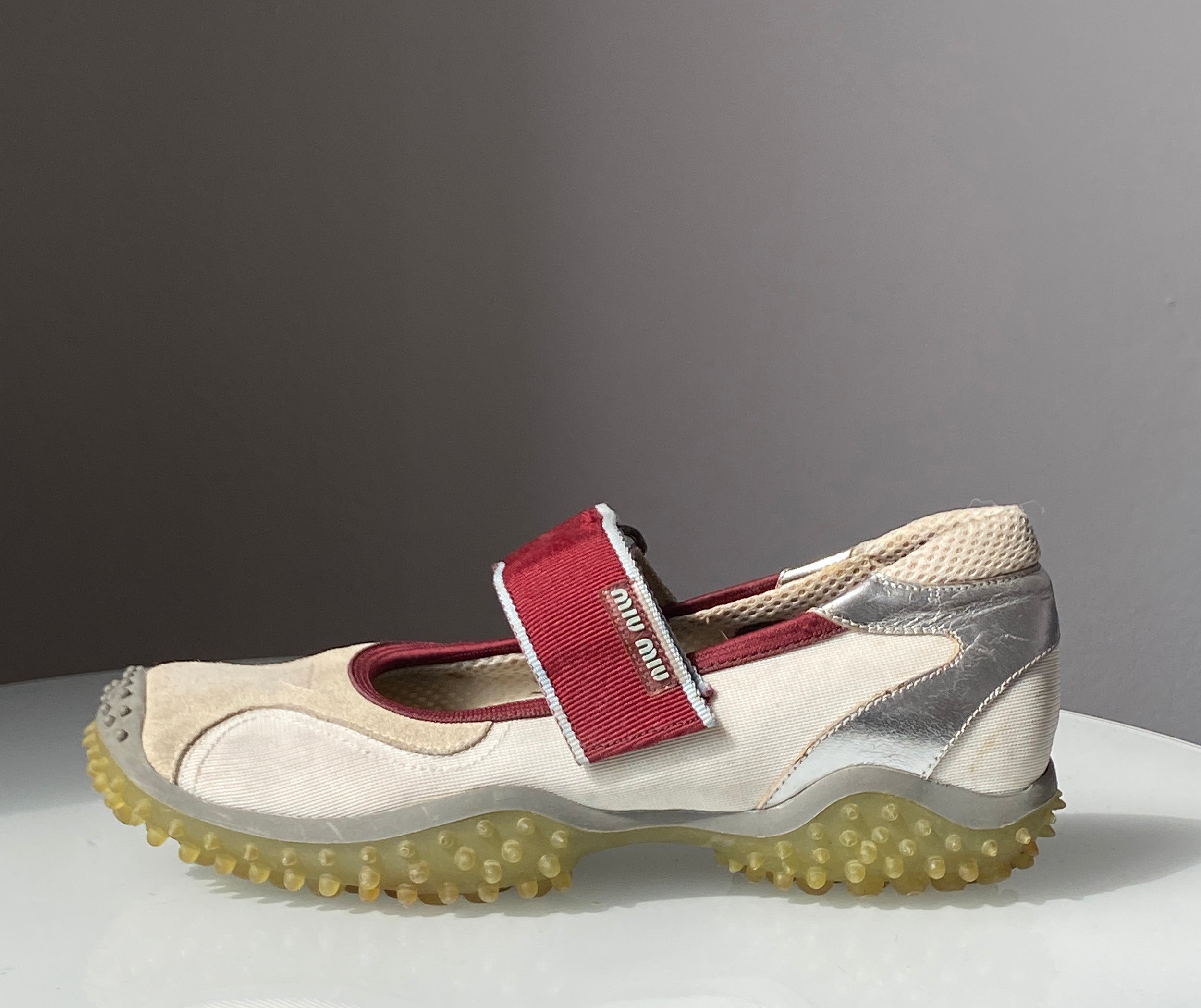 おトク 99FW MIU MIU Archive Square Shoes - 靴