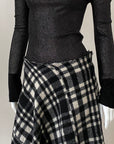 COMME DES GRAÇONS 2007 Wool Skirt S/M