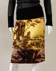 PRADA FW2004 Silk Skirt S
