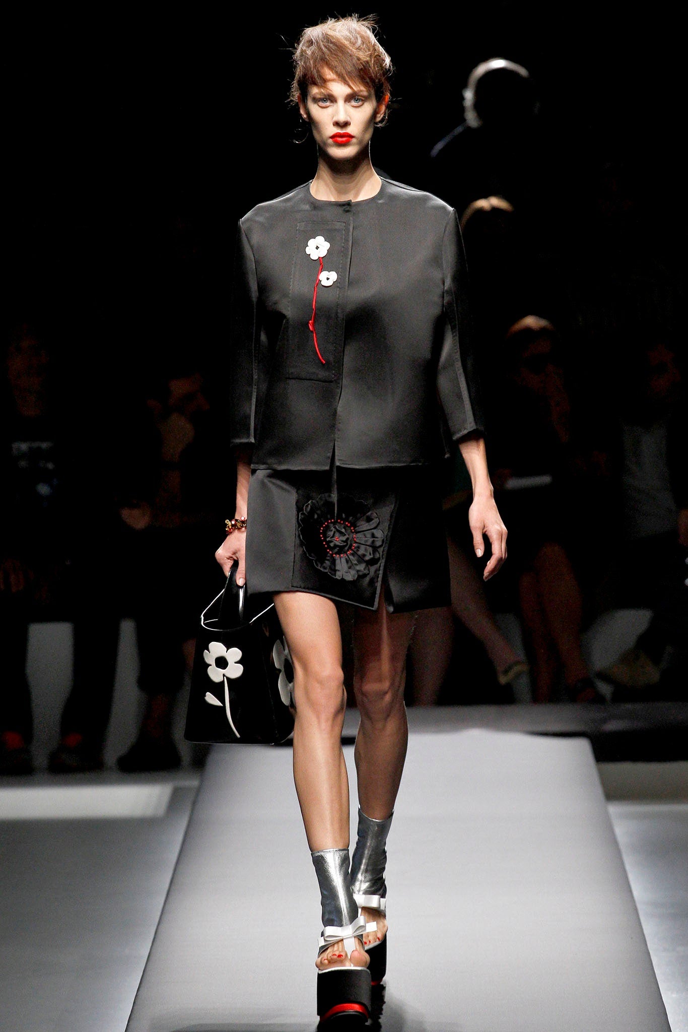 PRADA SS2013 Silk Skirt S/M