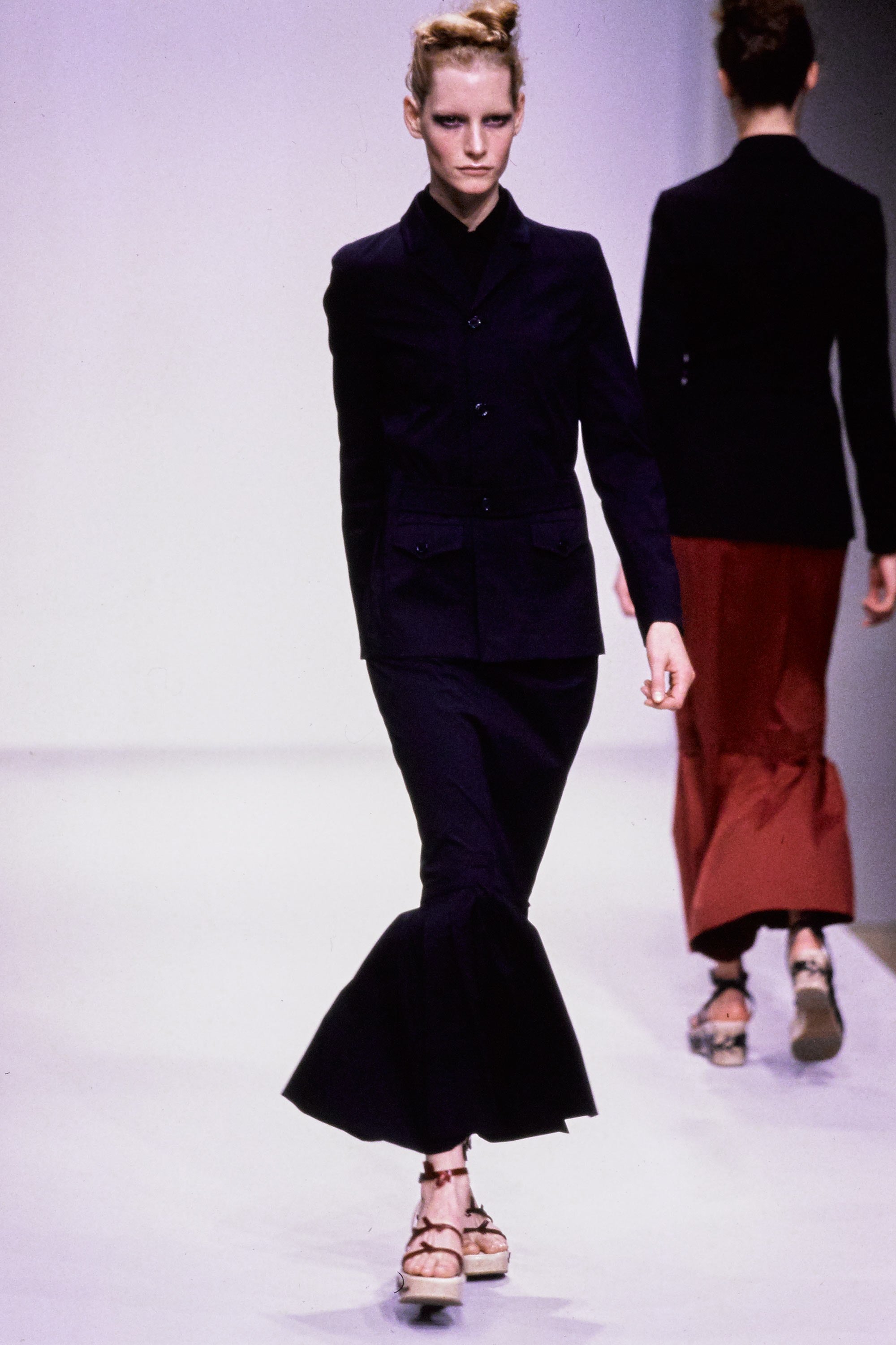 PRADA SS1997 Leaf Platforms 36.5
