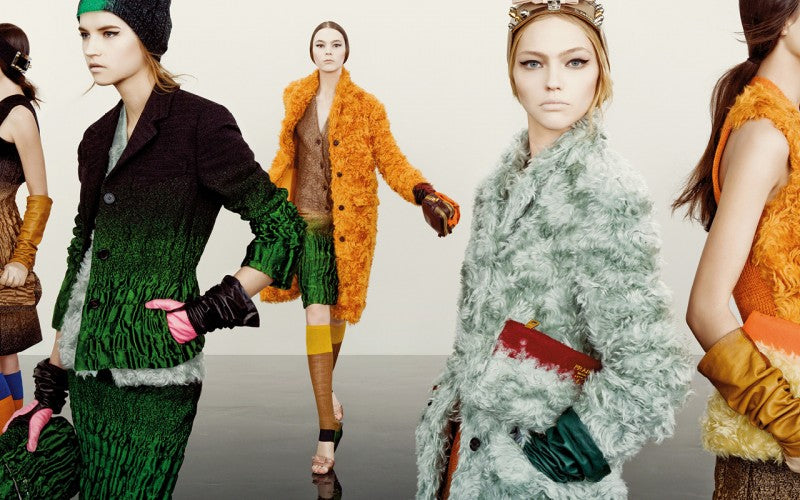 PRADA AW 2007 Mohair Hats XS