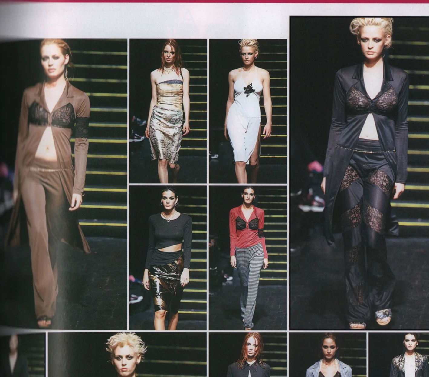 JEAN COLONNA 1997 Mesh Dress XS