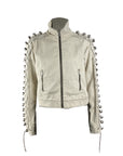 CHRISTIAN LACROIX Beige Denim Jacket M