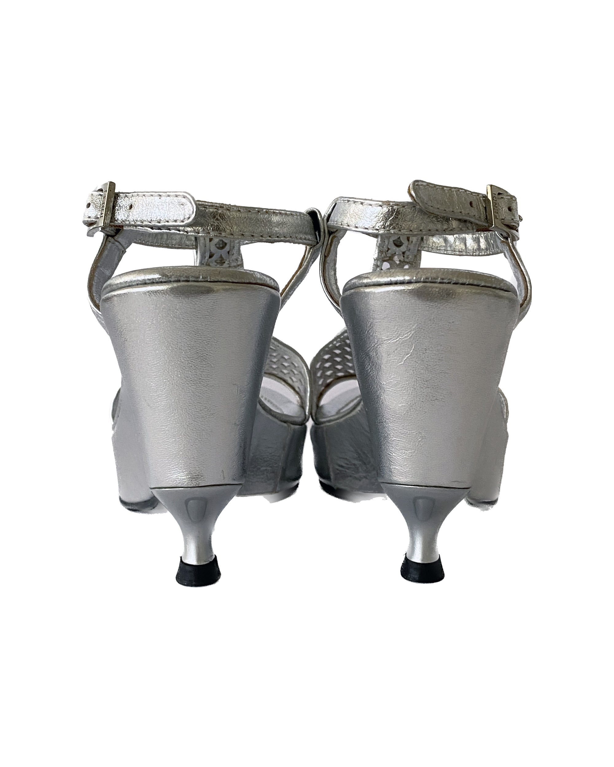FENDI SS2007 Platform Kitten Heels 37