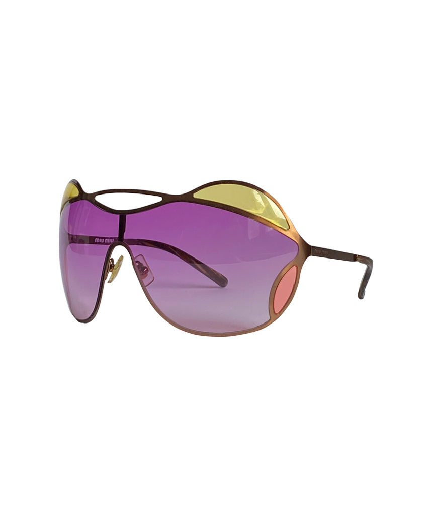 MIU MIU Oversized Butterfly Sunglasses