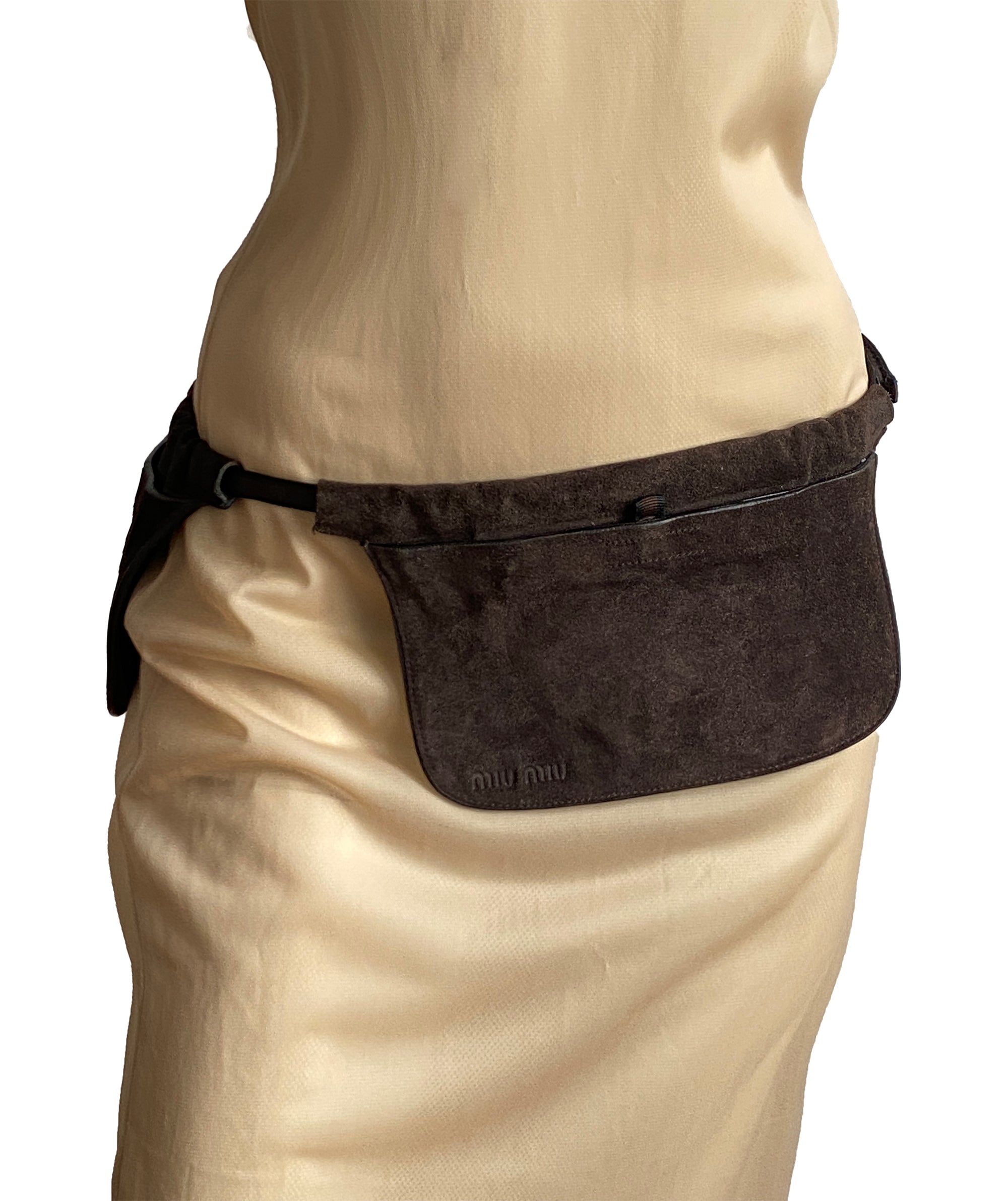 MIU MIU SS1999 Suede Waist Bag